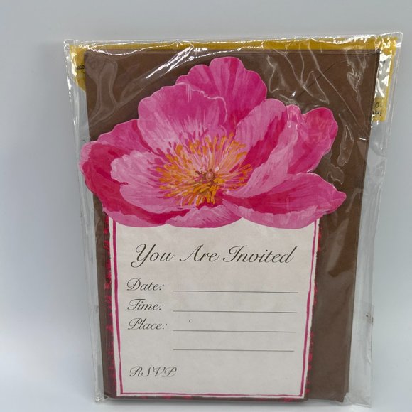 Isabelle de Borchgrave 10 Count Invitation Cards Party Invitation New Sealed - Picture 2 of 6